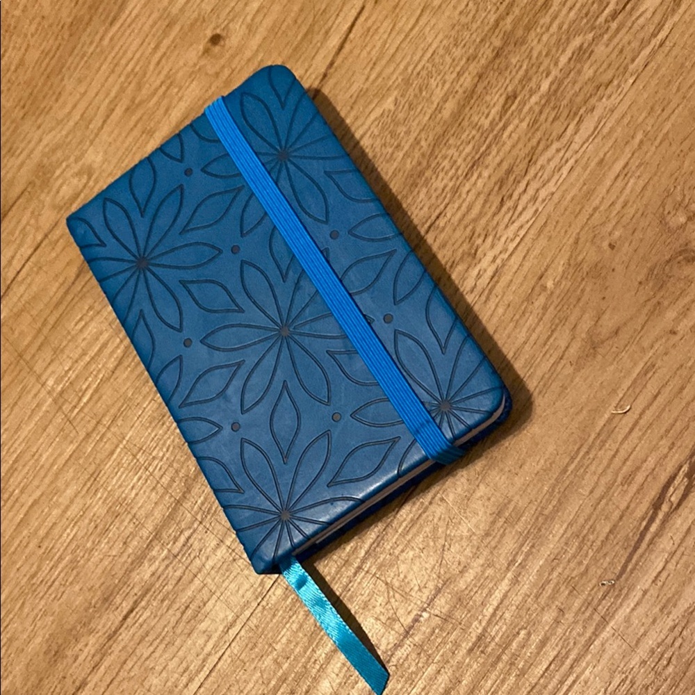 Blue Floral Notebook
